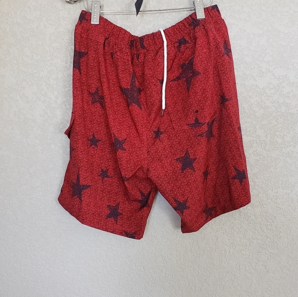 No Retreat swim trunks